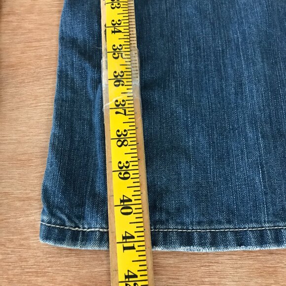 Levi's Silver Tab Wide Leg Bootcut Jeans Men 36x30 Blue Mid Rise Medium Wash - Picture 6 of 12